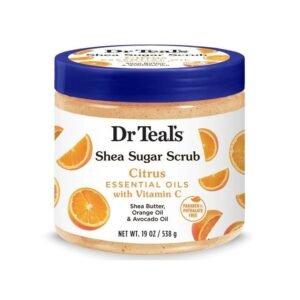 DR TEAL'S SHEA SUGAR SCRUB VITAMINE C
