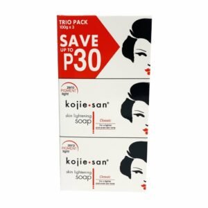 kojie san Zero Pigment Light skin lightening Soap 3 in 1