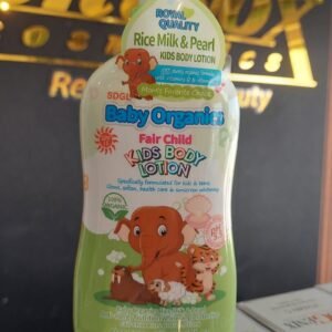 BABY ORGANICS Rice Milk & Pearl Anti-Allergy Nutrition Whitening Protective Fair Child Kids Body Lotion 500ml