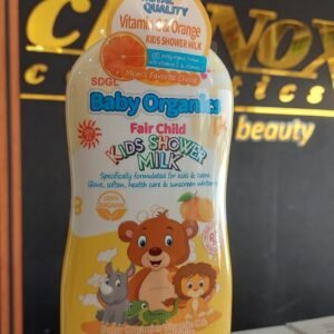 BABY ORGANICS Vitamin C & Orange Super White Fair Child Kids Shower Milk 1000ml