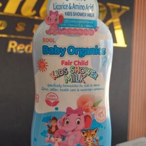 Baby organics licorice & amino acid gentle and comfortable fair child kids shower milk 1000ml