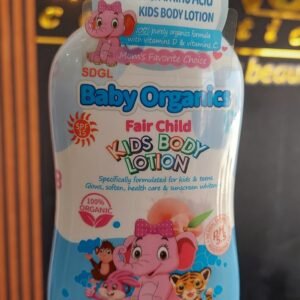 BABY ORGANICS Licorice & Amino Acid Gentle & Comfortable Fair Child Kids Body Lotion 500ml