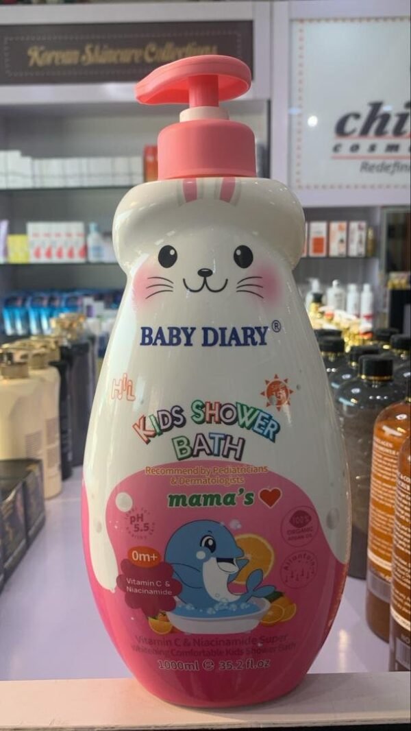 BABY DIARY Kids Shower Bath Vitamin C & Niacinamide 1000ml