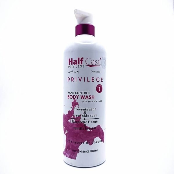 Half Cast Privilege Acne Control Body Wash with Salicylic Acid 1200ml
