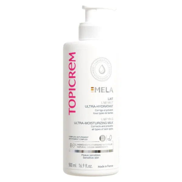 TOPICREM MELA UNIFYING ULTRA-MOISTURIZING MILK 500ml