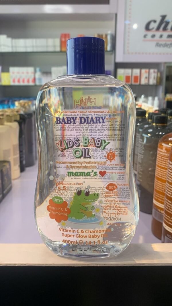 BABY DIARY Kids Baby Oil Vitamin C & Chamomile 400ml