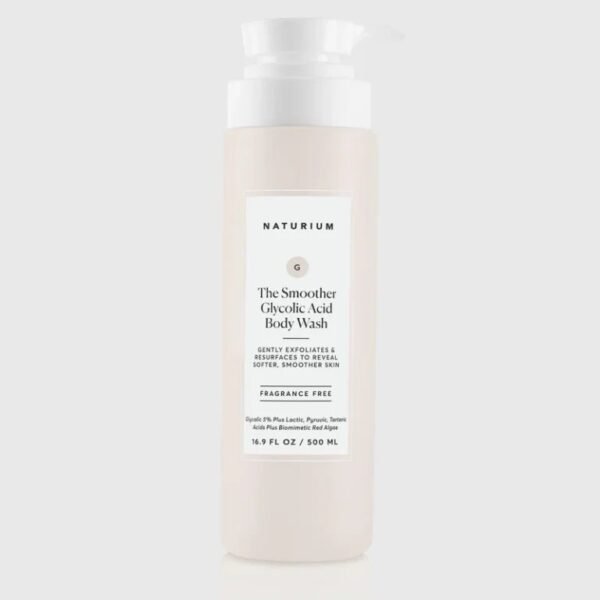 NATURIUM The Smoother Glycolic Acid Exfoliating Body Wash 500ml